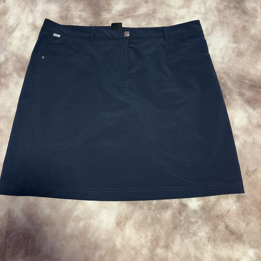 NVO by Lanctôt Navy Blue Athletic Golf Tennis Skort Size 12
(1010)